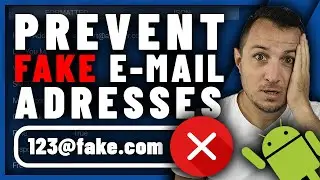 Prevent FAKE Email Address - Kotlin Android App Development - Email validation