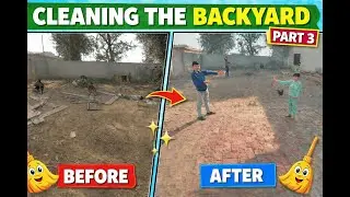 Backyard Cleaning Before & After 😲 | Kids Clean & Transform the Yard! PART 3