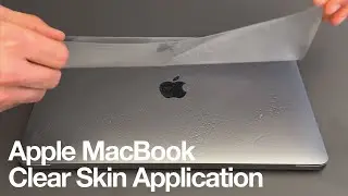 How to apply a MacBook Air Pro M4 M3 M2 Clear Series Skin Transparent Wrap Invisible - ULTRA Skins