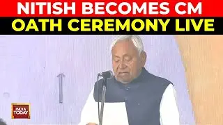 Nitish Kumar Oath Ceremony LIVE | Nitish Sworn In As Bihar Chief Minister For Record 10th Time
