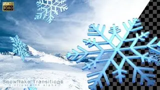 Snowflake Transitions Footage