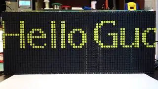 Flip-Dot KRUEGER mit meiner Arduino Ansteuerung