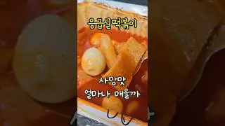 응떡 사망맛 후기 (제일 매운맛) #떡볶이 #응급실떡볶이 #맛집 #치즈 #솔직리뷰 #매운