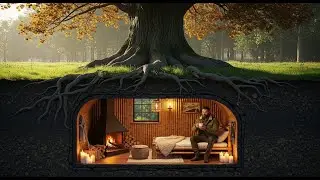 Building a Secret Underground Survival Shelter in the Forest | No Talking #survivalvideos #bushcraft