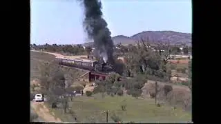 Steamtown Peterborough S.A Loco W 901 To Eurelia 1989 Narrow Gauge