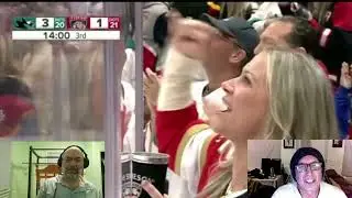 Nedelijovic vs Bobrovsky Goalie Fight Reaction!! #mmaheel #nhl #ratethisfight