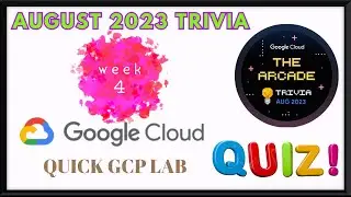 Qwiklabs Trivia August Week 4 Quiz Answers