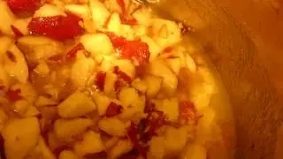 Lavender infused ginger and red pear jam