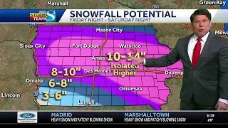 Iowa weather: Winter storm with heavy snow continues across the state