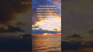 Harmony grows where individuality is honored