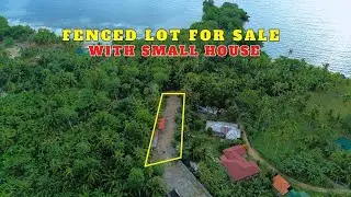 Fenced Lot with Small House for Sale in Camotes Island Cebu