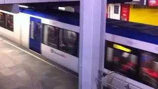 RET Metro Type RSG3 vertrek Beurs Rotterdam op lijn E richting Slinge