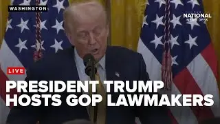 President Trump hosts GOP lawmakers
