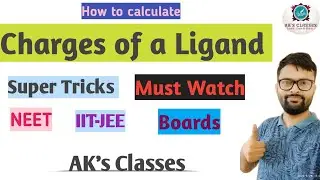 How to calculate charge on a ligand | Charge of an atom , species |Most important topic of chemistry