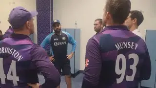 Rohit Sharma Virat Kohli teaching Scotland Team | Rohit Sharma giving tips to Scotland Team