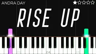 Andra Day - Rise Up | EASY Piano Tutorial