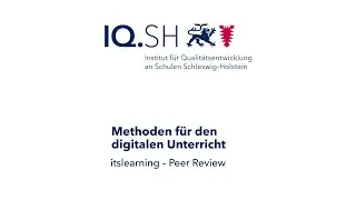 Methodenkarte: itslearning Peer Review