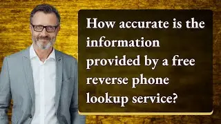 How accurate is the information provided by a free reverse phone lookup service?