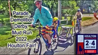 Houlton ME Agricultural Fair Parade Demolition Derby Mud Run 2022 Video