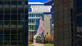 Walking into the office