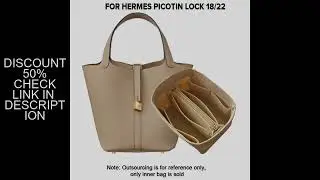 For H Picotin18 22 Felt Cloth Insert Bag Organizer Makeup Handbag Organizer Travel Inner Purse Porta