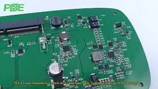 FR4 4 Layer Impedance Control And Lead Free HASL Surface Finishing PCBA Prototype