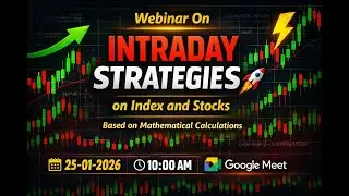 Webinar on our Intraday and short term strategies in Telugu - 25.01.2026
