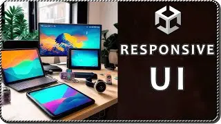 { How to make UI SCALE with RESOLUTION in Unity }