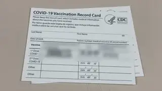 Concerns over use of fake vaccination cards