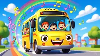 The Happy Bus Goes Rolling By 🚌 | Fun Vehicle Song for Kids | LooBeeka Nursery Rhymes & Kids Songs