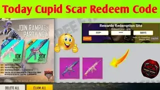 Free Fire Redeem Code Today || Cupid Scar Redeem Code || XM8 Redeem Code