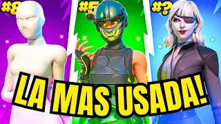 DISCOVERING THE MOST USED SKINS IN FORTNITE!