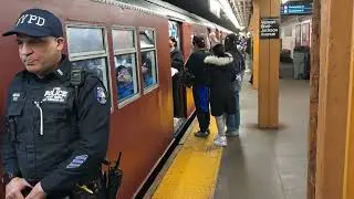 R36WF 7 train (Mets Home Opener) at Vernon Boulevard Jackson Avenue.