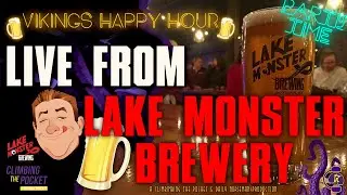 Live From Lake Monster Brewing with Matt Lange | Vikings Happy Hour🍻