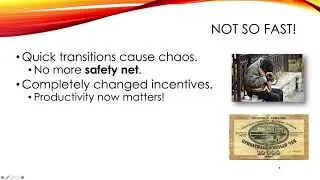 Clarkenomics: High School Econ: Economic Transitions