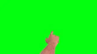 Finger Hand Swipe Green Screen (для вставки) #21