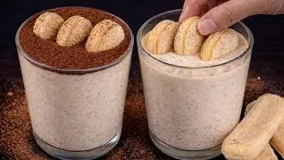 No one will guess how you  lose 10 kg! 🍫 Eat 1 glass of Tiramisu a day! Trend Simple Chia pudding