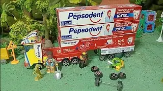 Penjelasan Membuat Mainan Truk Trailer Susun 3 dari Wadah Bekas Pepsodent Dinamo Gearing 