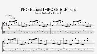 PRO Bassist IMPOSSIBLE bass by CharlesBerthoud & Davie504 TAB