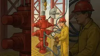 Off-Center Pipe in Ram BOP . Q40 #drillinghse #iwcf #wellcontrol #hsetraining