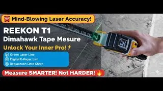 REEKON T1 Tomahawk Digital Tape Measure Review Professional Smart Tool | Best Digital Tape Measure?!