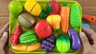 Fruit and vegetables cutting asmr / satisfying video / Velcro fruit #asmr  #velcro #fruitscutting