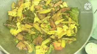 শনিবারের  দুপুরের মেনু @@@ চালে ডালে ও চচ্চড়ি###@