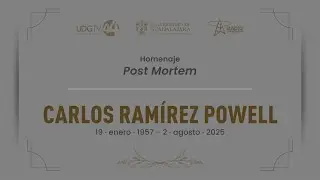 Family Message - #InMemorial Tribute to Carlos Ram&iacute;rez Powell @Pleiotropik