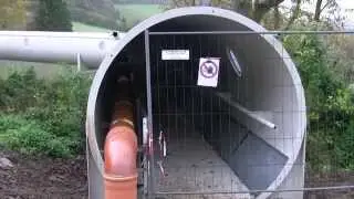 Wegen Tunnelbau der Bahn: Steinbr&uuml;cke in Zierenberg abgerissen