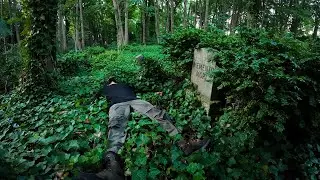 Stealth Camping at an Abandoned Cemetery (Rained Out)
