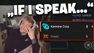 Реакция Rekkles на счет Fnatic 0:3 от KC