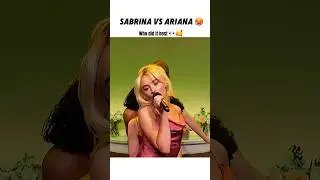Ariana vs Sabrina SNL 🥵🥰 #sabrina #arianagrande