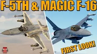 F-5TH SUPER TIGRIS & BELGIAN F-16A with MAGIC'S first look! BEST 3RD GEN JET! - War Thunder DEV
