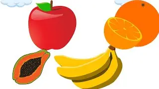 Preschools music ! Fruit Song ! Happy fruit ! Learn alphpet ! nursery rhymes